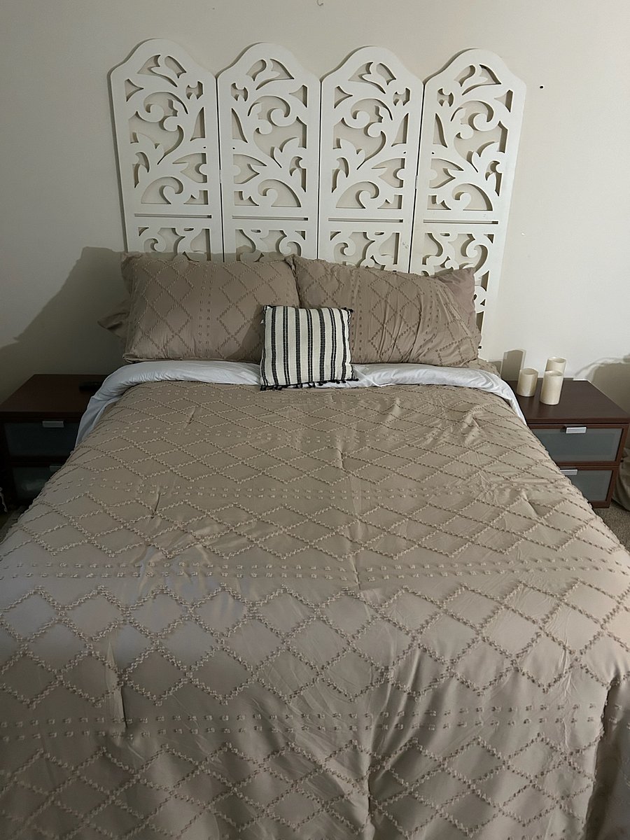 Comfortable pillow top full bed.