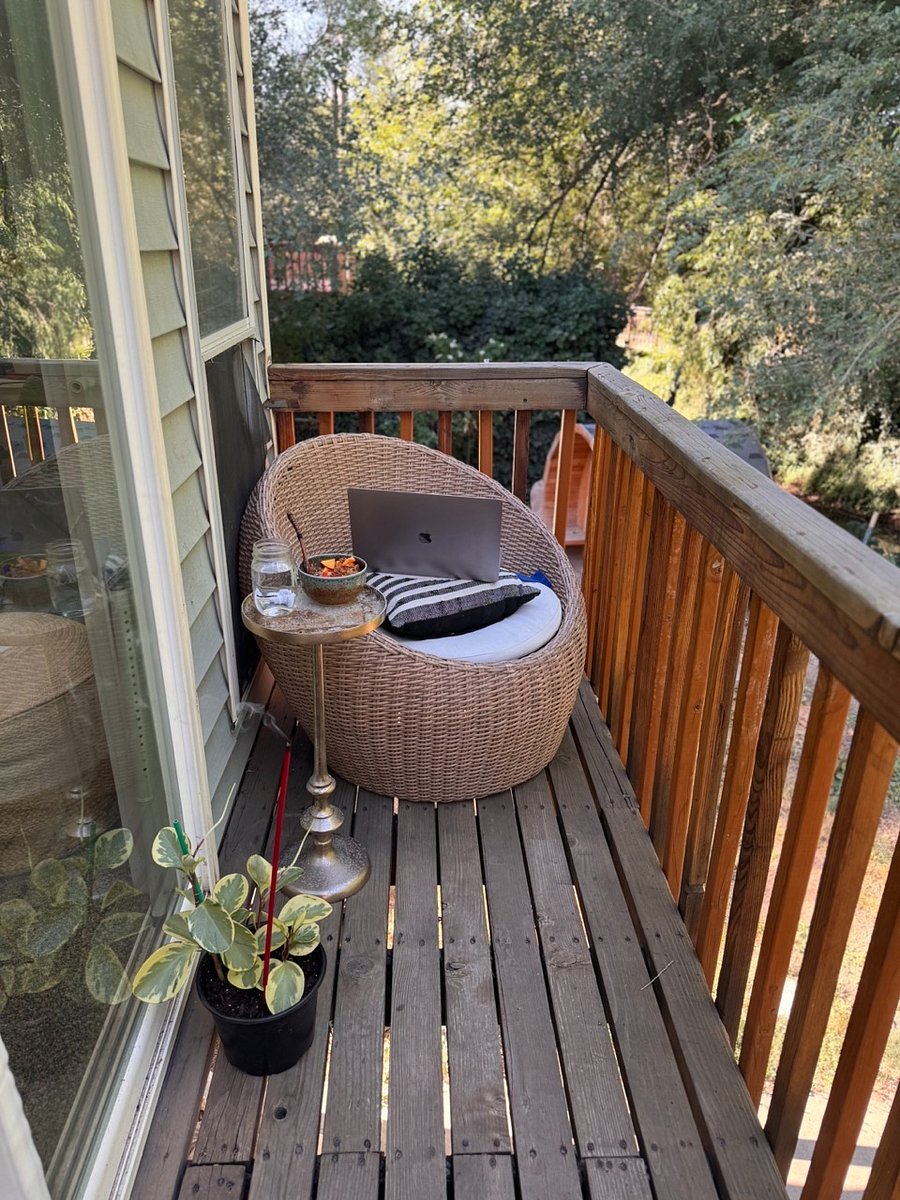 One of the best seats with the best views, especially in spring and fall :)
