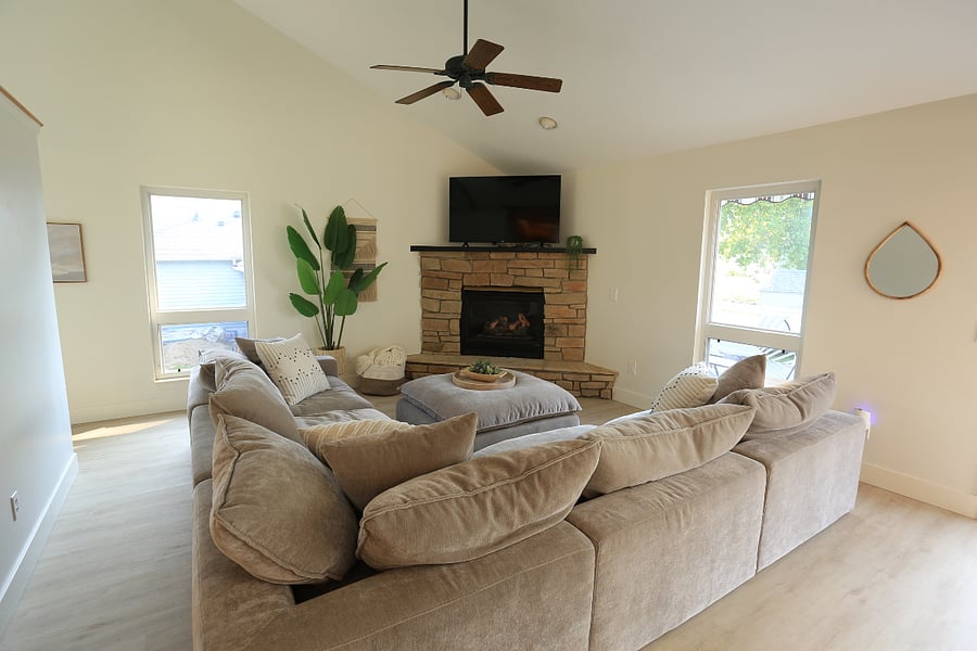 Huge comfy sectional sofa