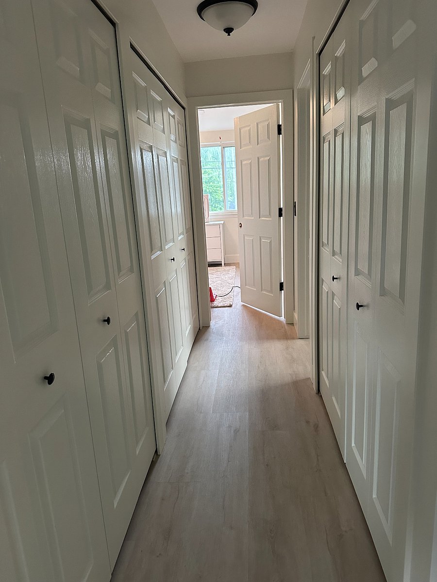 Tons of storage space in the upstairs hallway