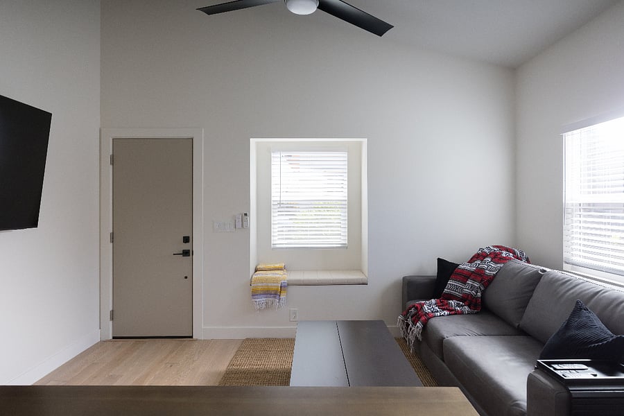 open living/kitchen
