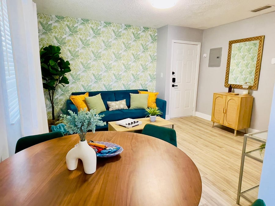 Tropical prints, bold colors, and modern touches your stylish Havana-inspired retreat awaits.