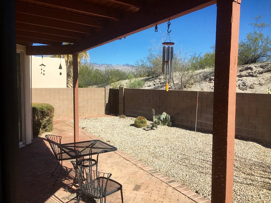 Private Back Patio