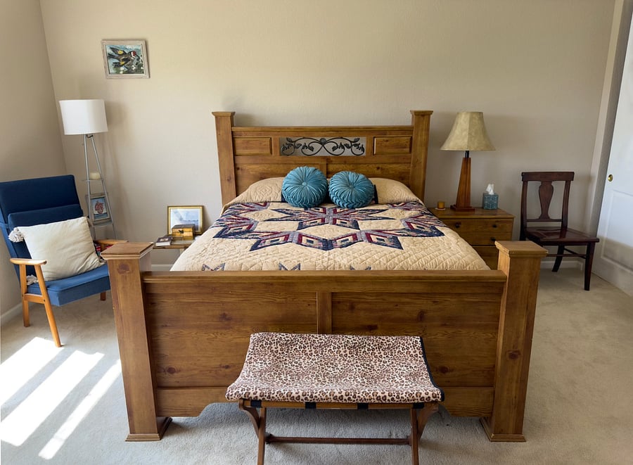 Second bedroom upstairs.