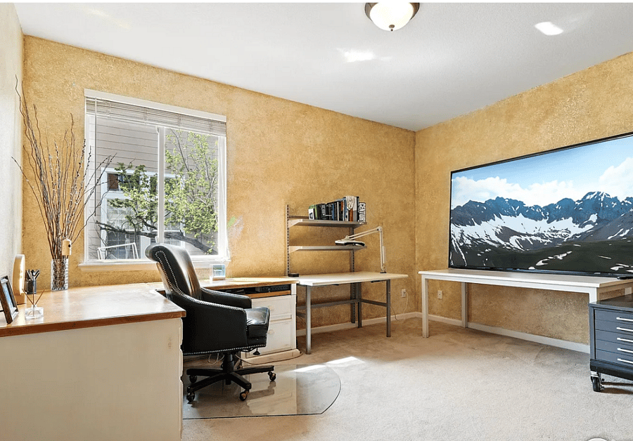Dedicated office on main floor.