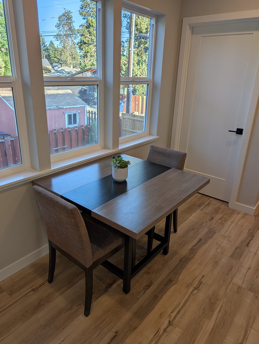 Dinning table: 4 chairs available