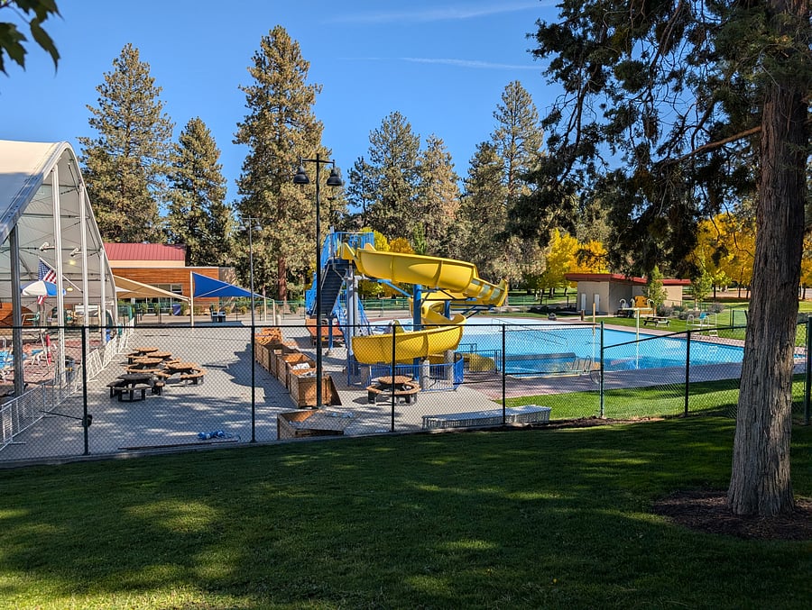One block away from Juniper Swim and Fitness.
