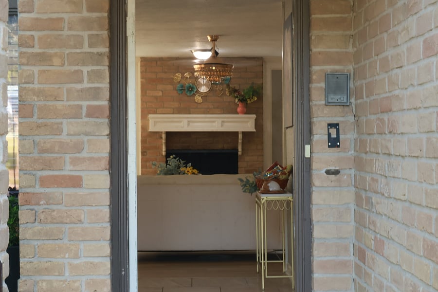 The entrance