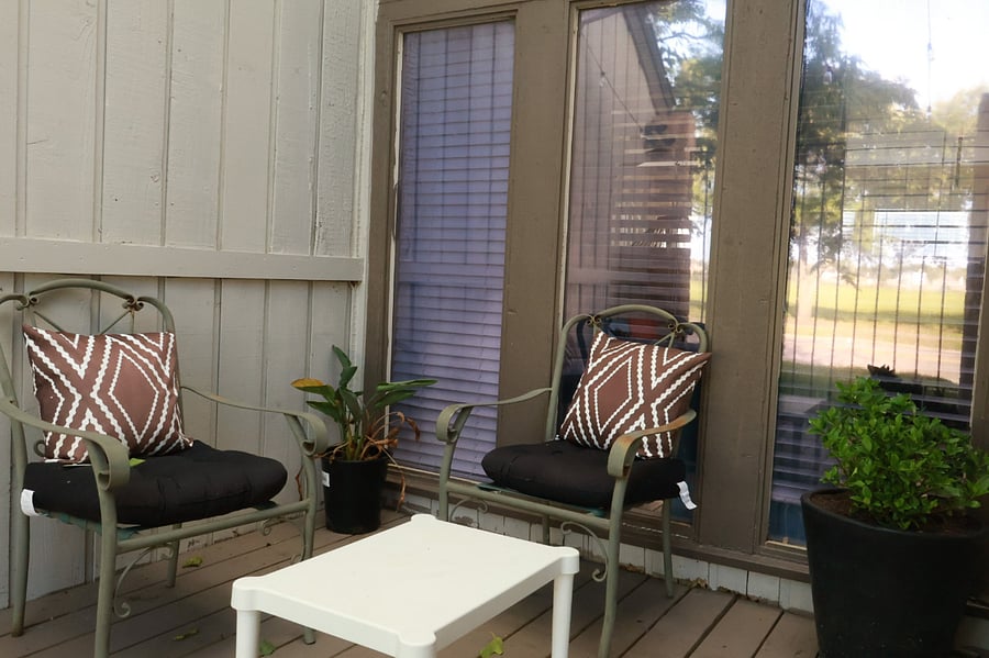 terrace in the morning
