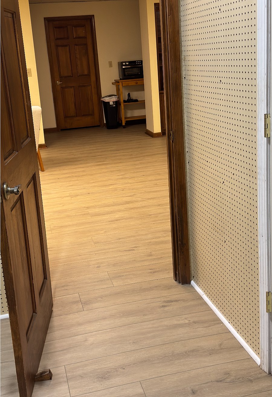 No Stairs after a day of work. Walk directly into the Basement.