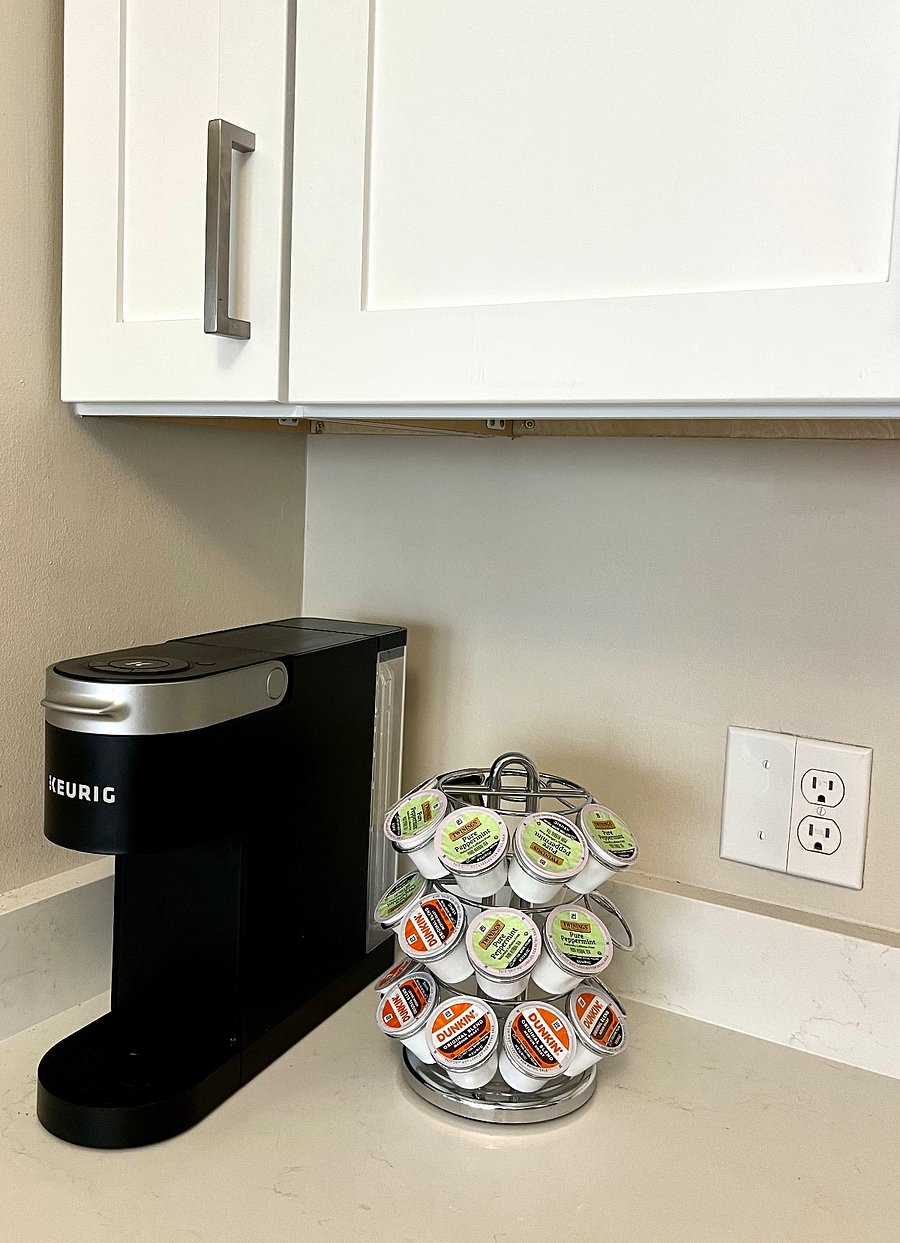 Keurig for coffee and tea.