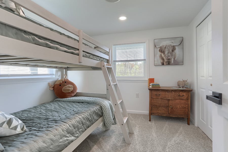 #3 bedroom with twin beds and pack and play