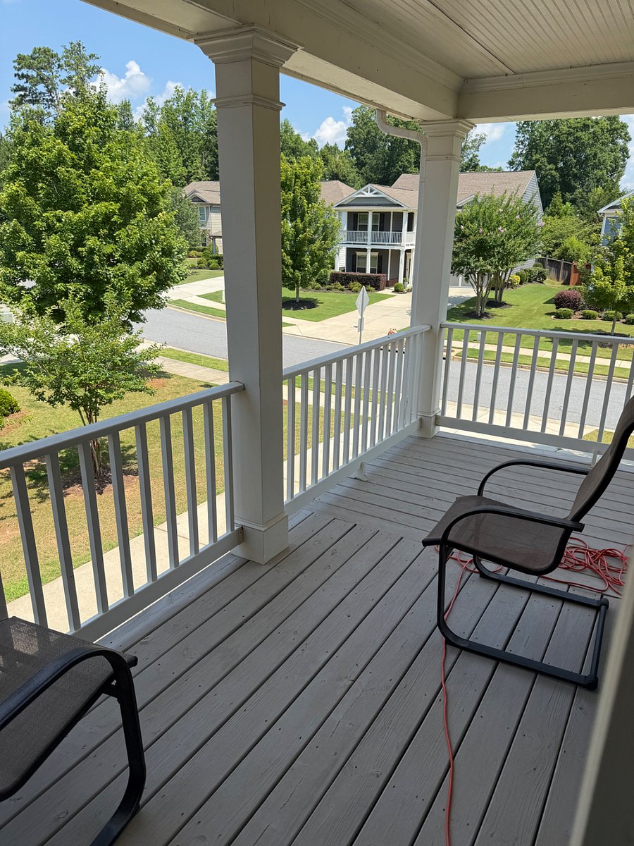 If I give up this room, Im giving up my favorite area, this balcony is awesome.