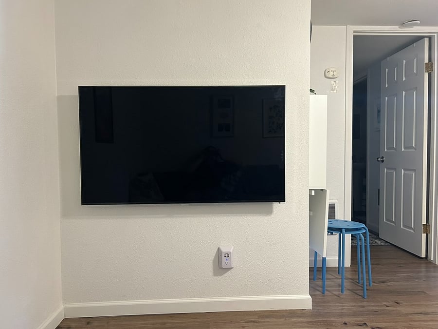 55" TV with Google Streamer