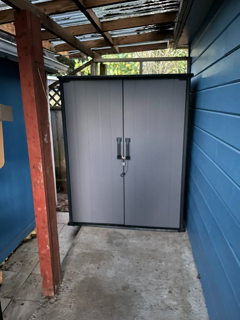 Private external storage, if desired.