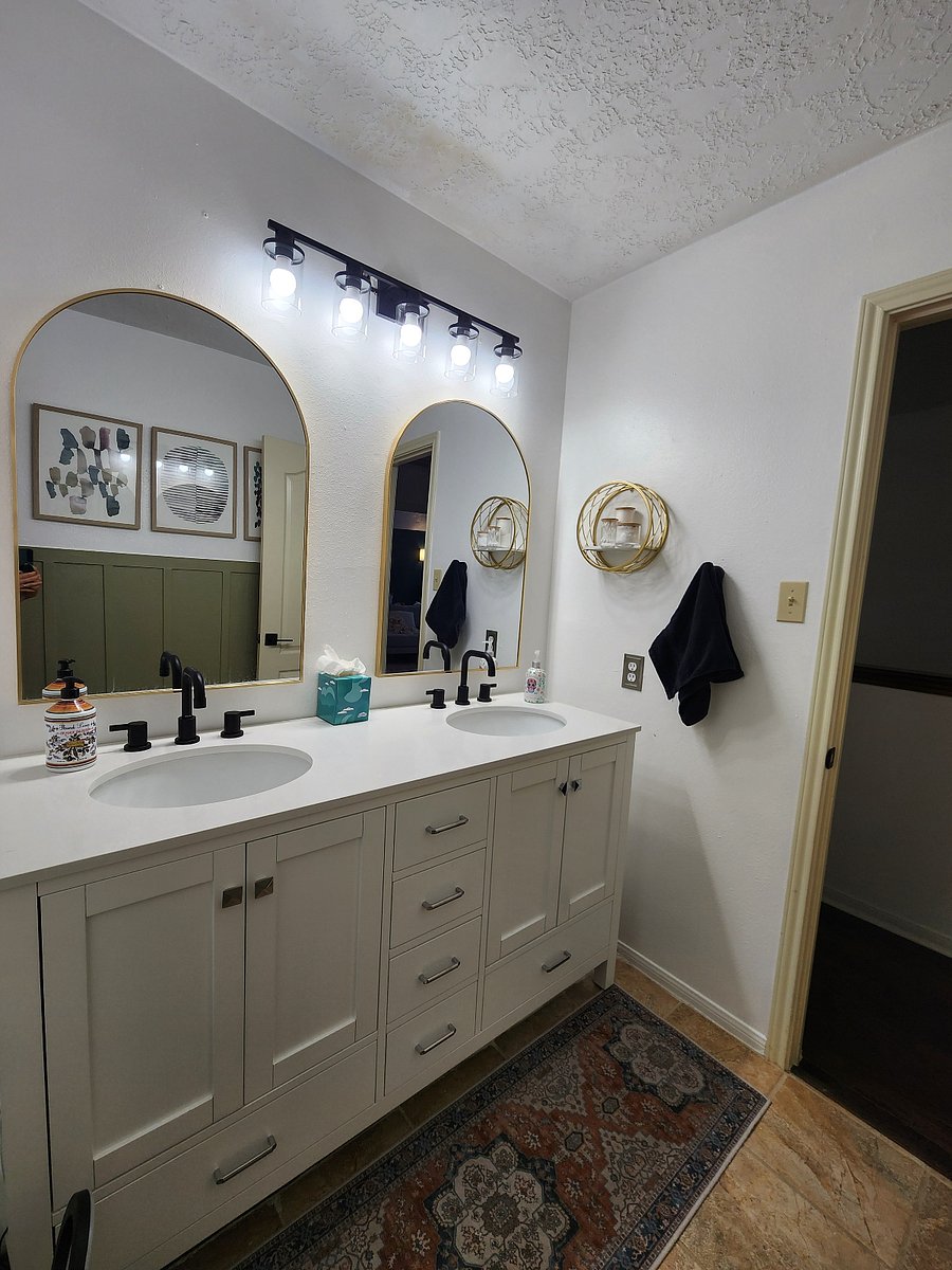 Second bathroom located upstairs