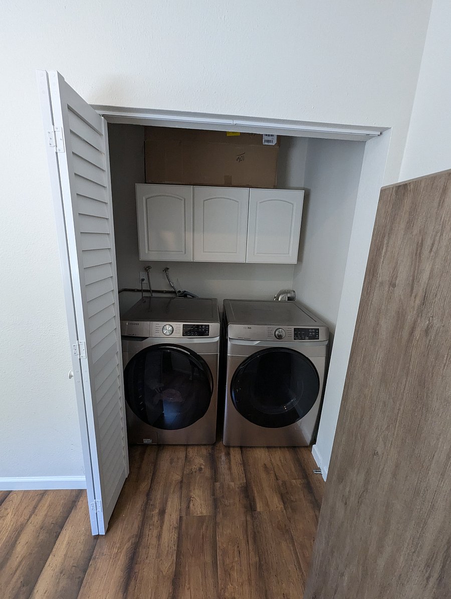 In unit washer/dryer