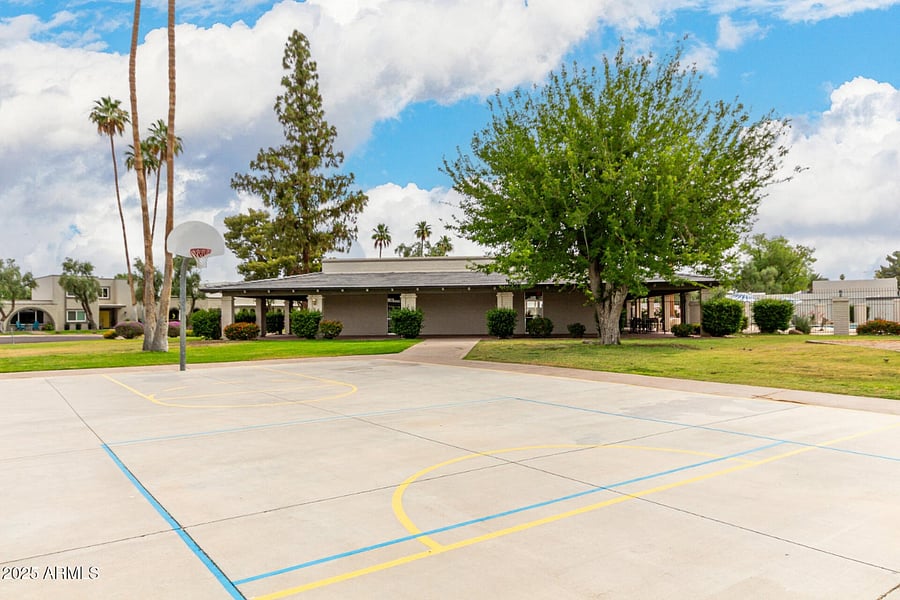 Community Club House and Basketball Court
