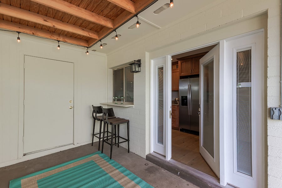 Private Covered Patio