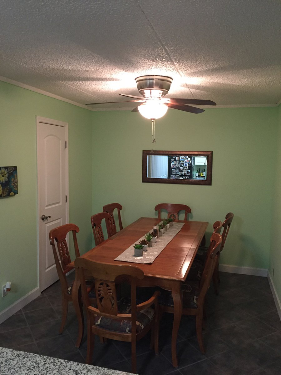 This table is no longer there, updated photos to be posted soon!