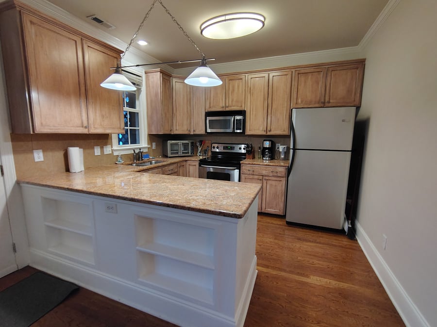 SHARED--granite countertops, stainless steel appliances, and equipped with everything you need to prepare a meal