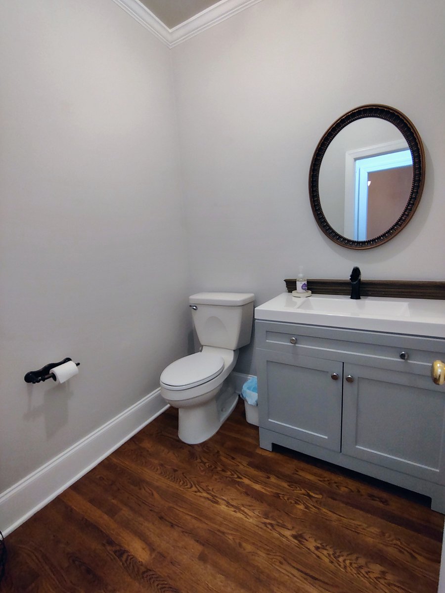 SHARED--half bathroom