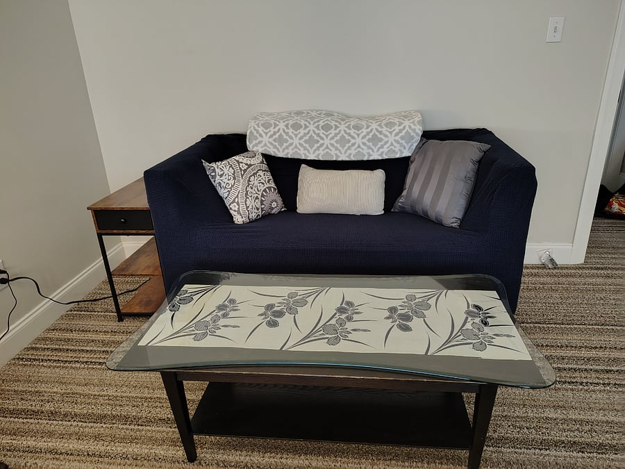 PIEDMONT--loveseat and coffee table make your own private living room space