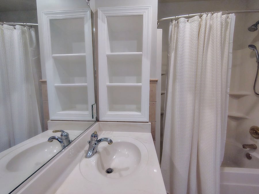PIEDMONT--thoughtful built-ins for additional storage or space for your personal decorative touch