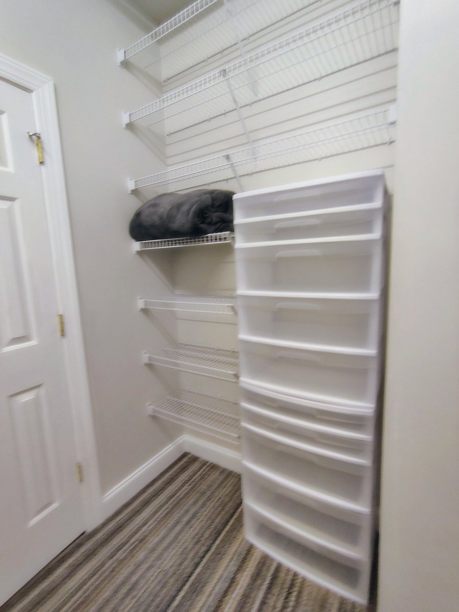 PIEDMONT--extremely large walk-in closet with floor to ceiling shelving