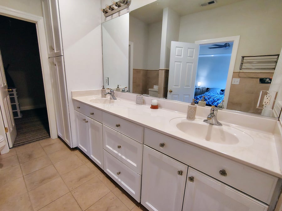 PIEDMONT--Deluxe bathroom with double sinks