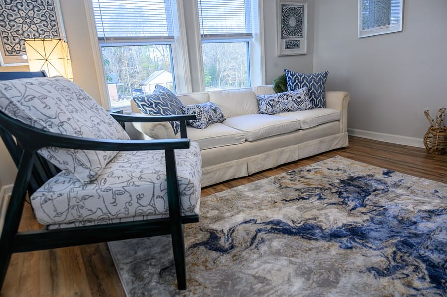 Watch the smart TV, read, take a nap or enjoy conversation in the living area.