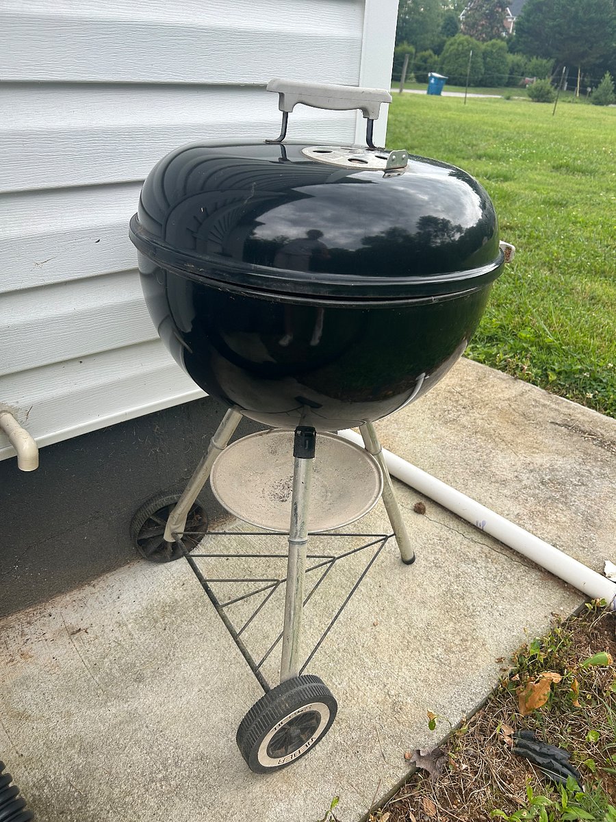 Grill dinner on the charcoal Weber grill.