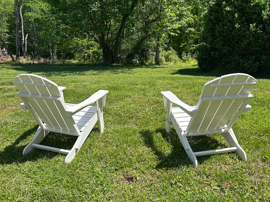 Unwind in your private backyard. If you are really quiet, you may see deer.