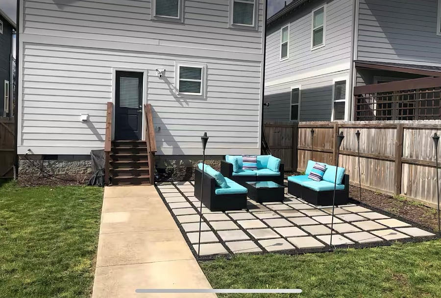 Back Yard Patio Area