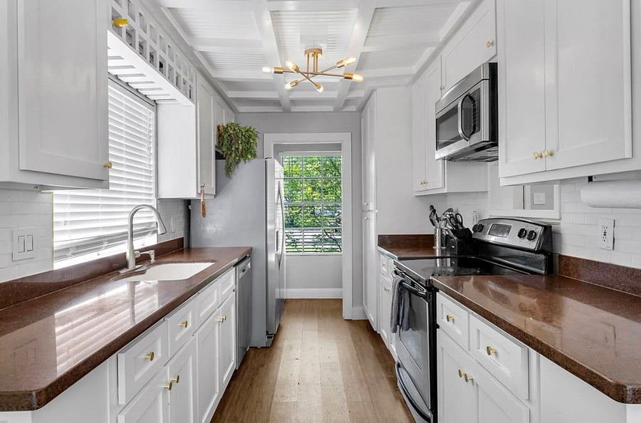 another angle of the kitchen