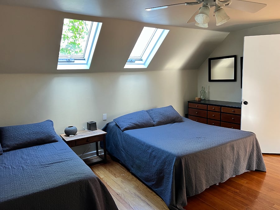 Bedroom 3: Second floor bedroom with two queen beds