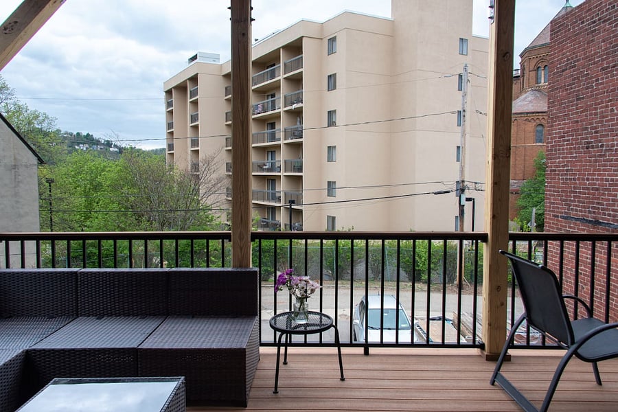 View from the deck