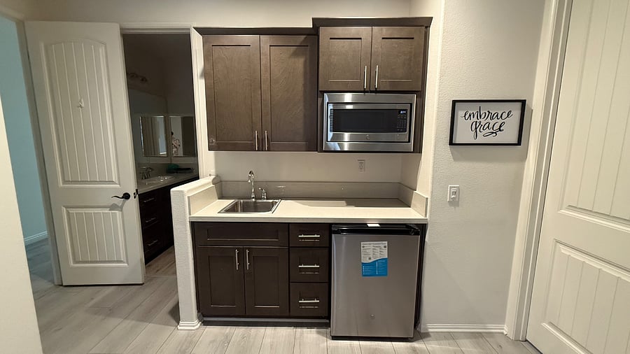 Kitchenette in mother in law suite