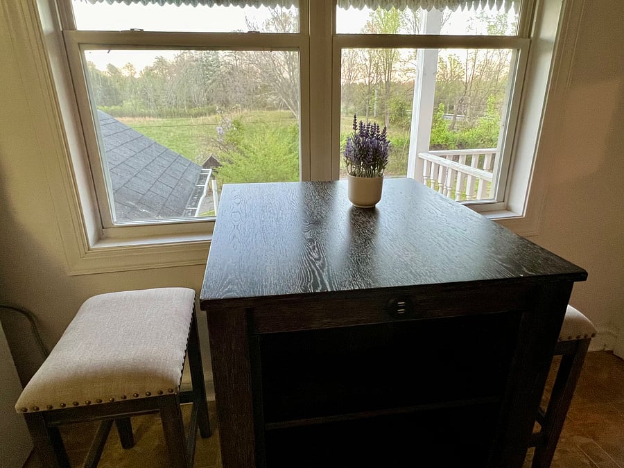 Eat-in kitchen with a view!!