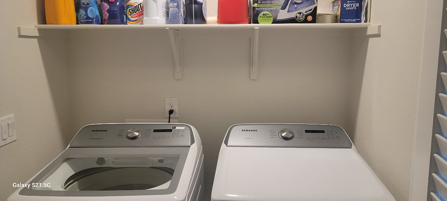 Downstairs Washer & Dryer