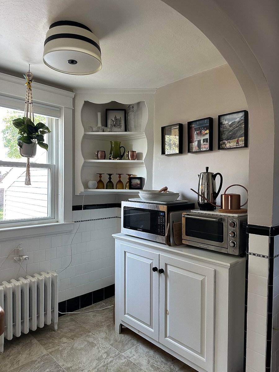 Microwave and Toaster Area