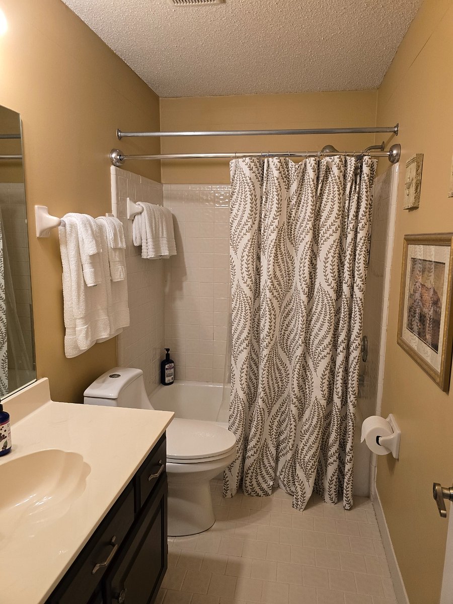 Your private bathroom.