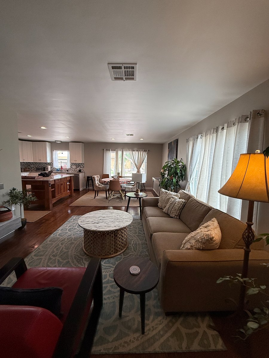 Open Living/Dining/Kitchen 