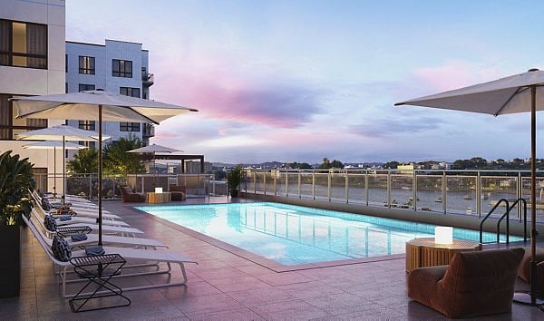 This new, state of the art pool is on the third floor, allowing you to enjoy a swim with a view!