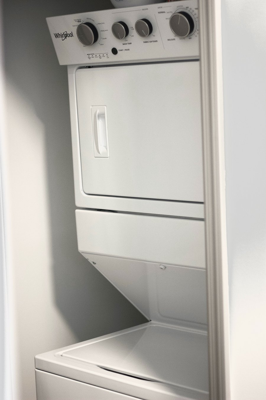 The washer/dryer is in the unit!