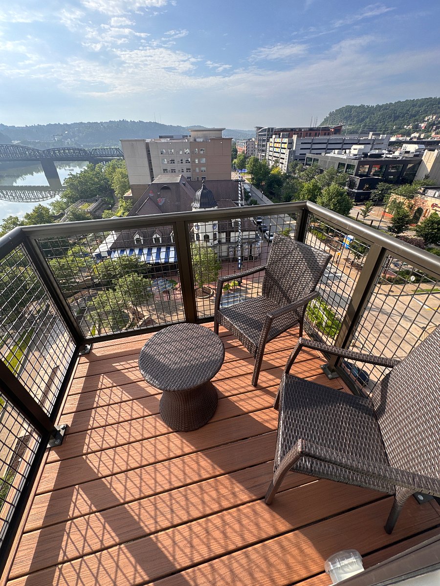 The balcony is located off of the bedroom- the views are surreal!