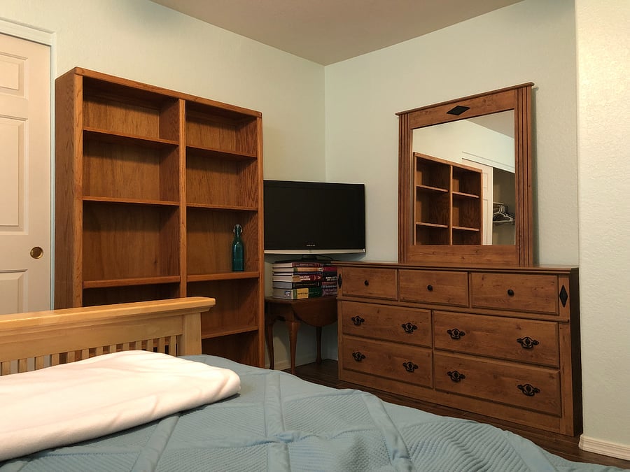 Guest bedroom #2 with Queen Bed (shared bathroom in hallway)