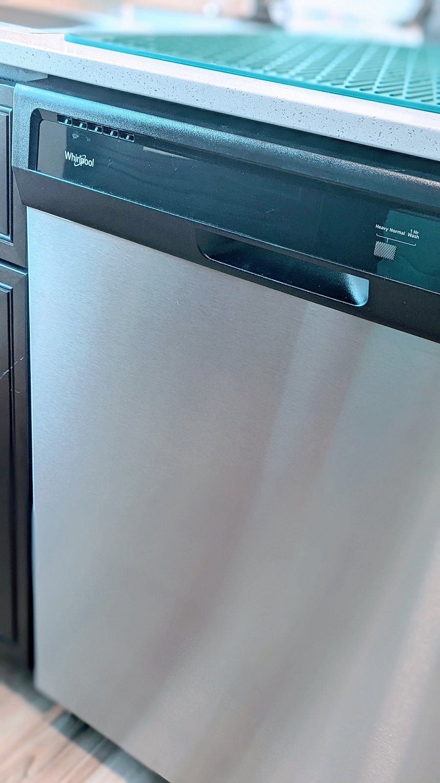 Dishwasher in kitchen