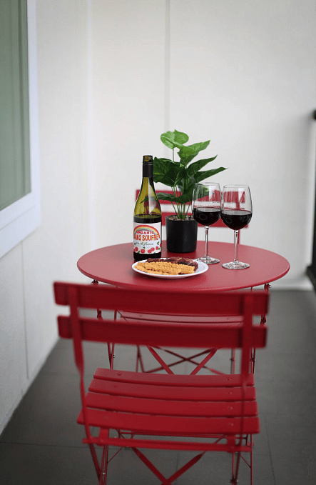 The balcony off of Bedroom One is perfect for morning coffee or a glass of wine in the evening. 