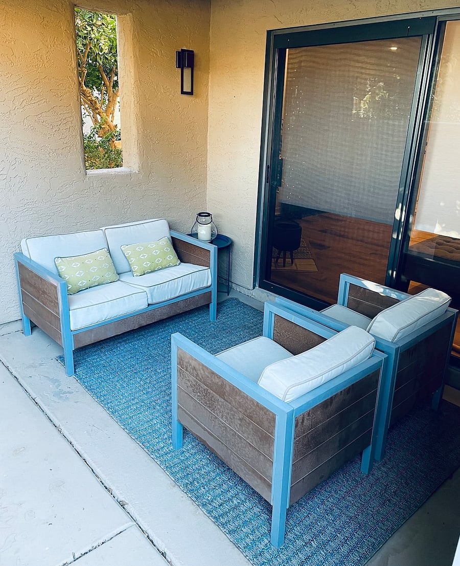 Patio #1 off the living room.